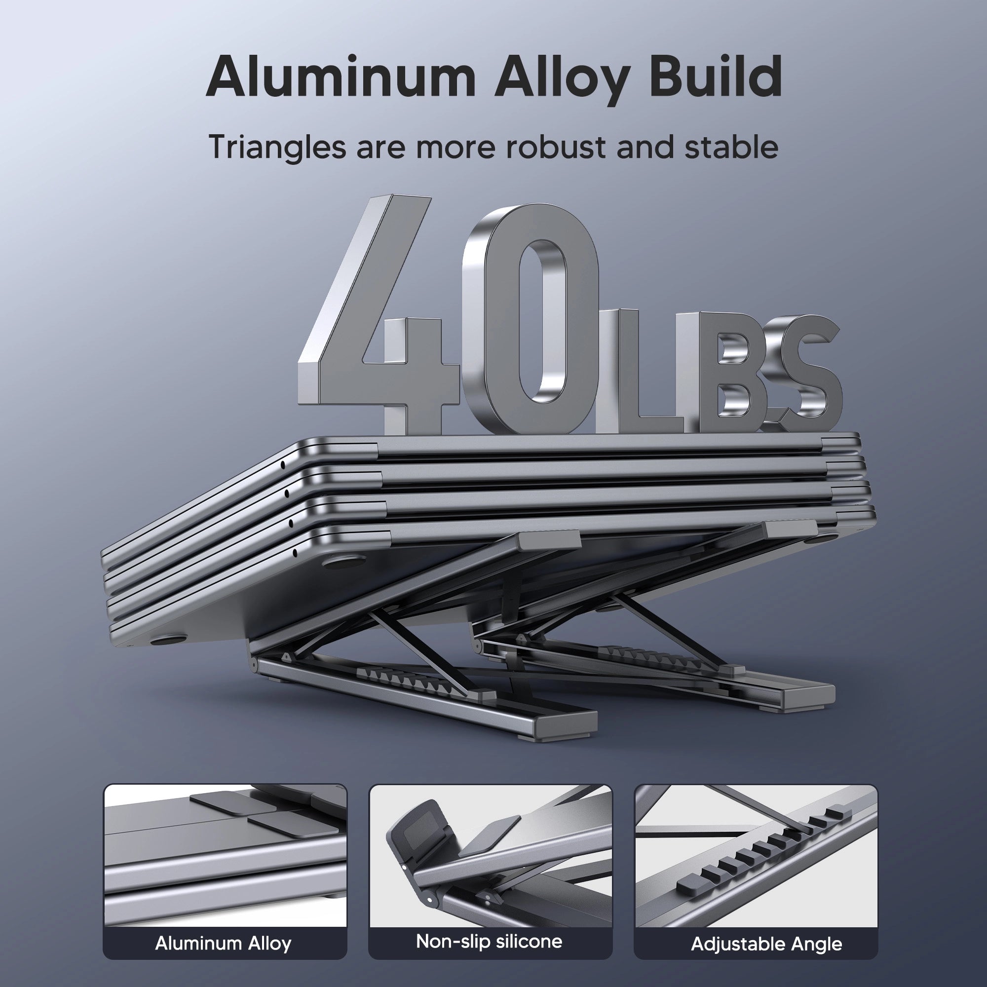 8-in-1 USB-C ノートパソコンドックスタンド