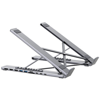 8-in-1 USB-C ノートパソコンドックスタンド