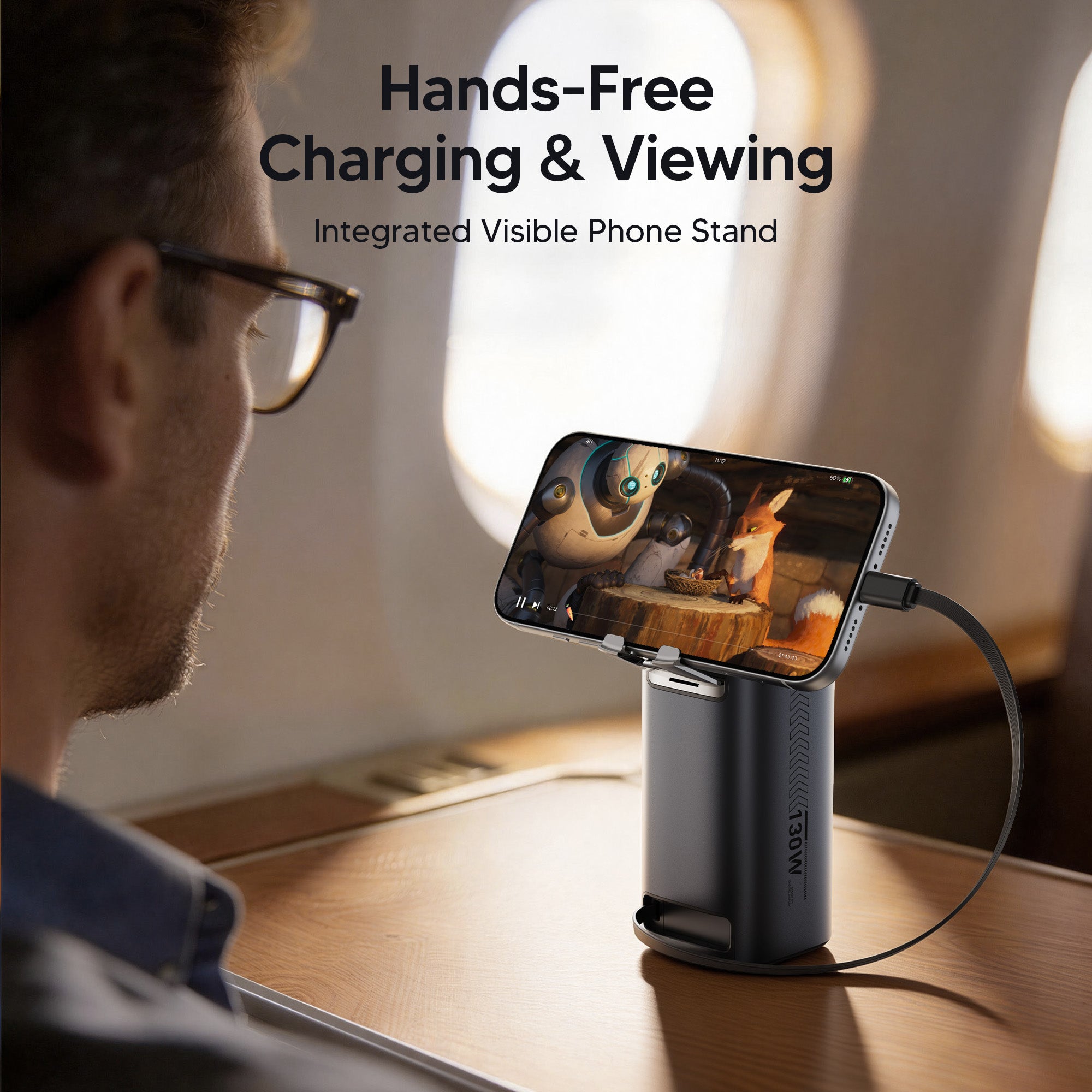 Retractable Cable Power Bank